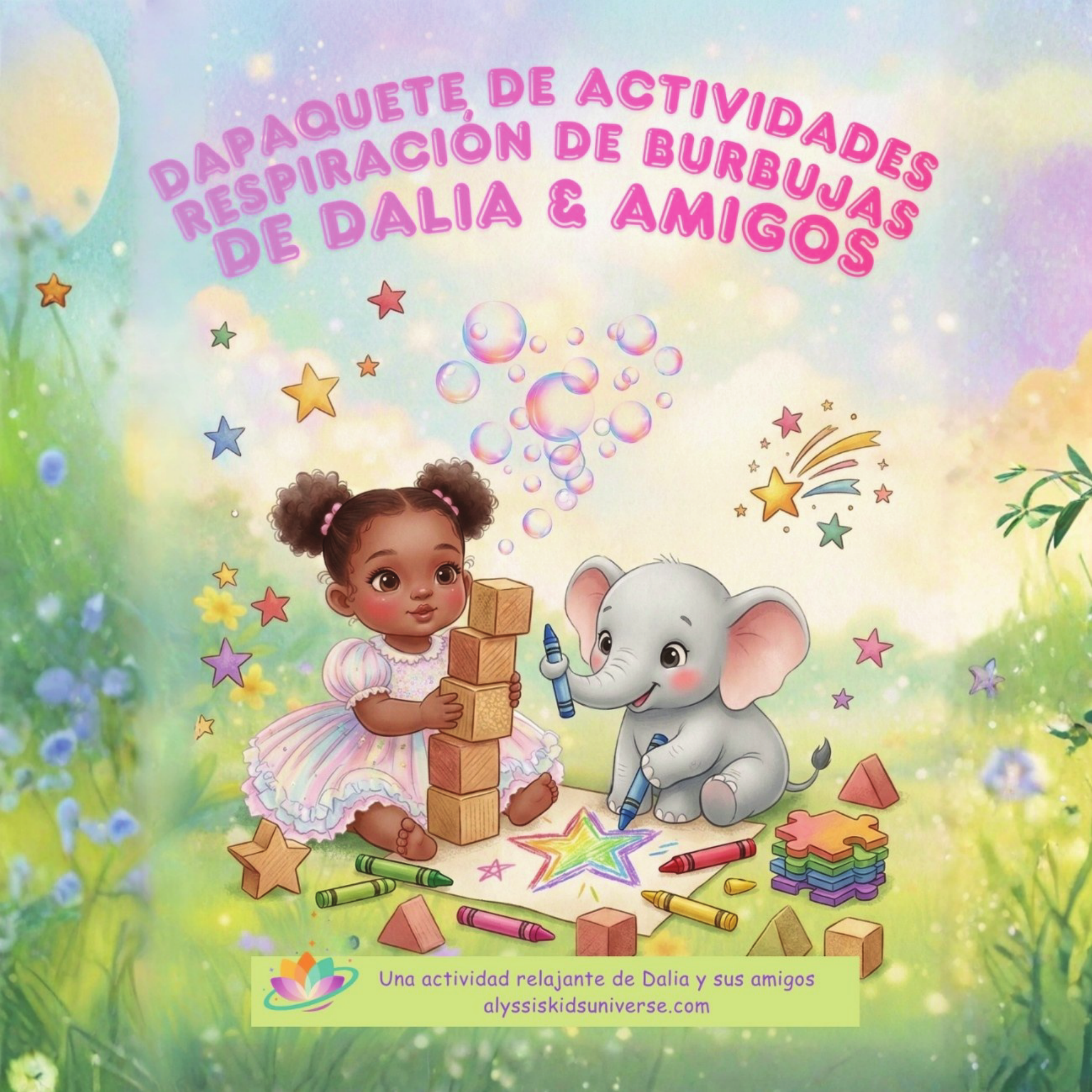Bubble Breathing Activity Pack — Spanish (Digital)