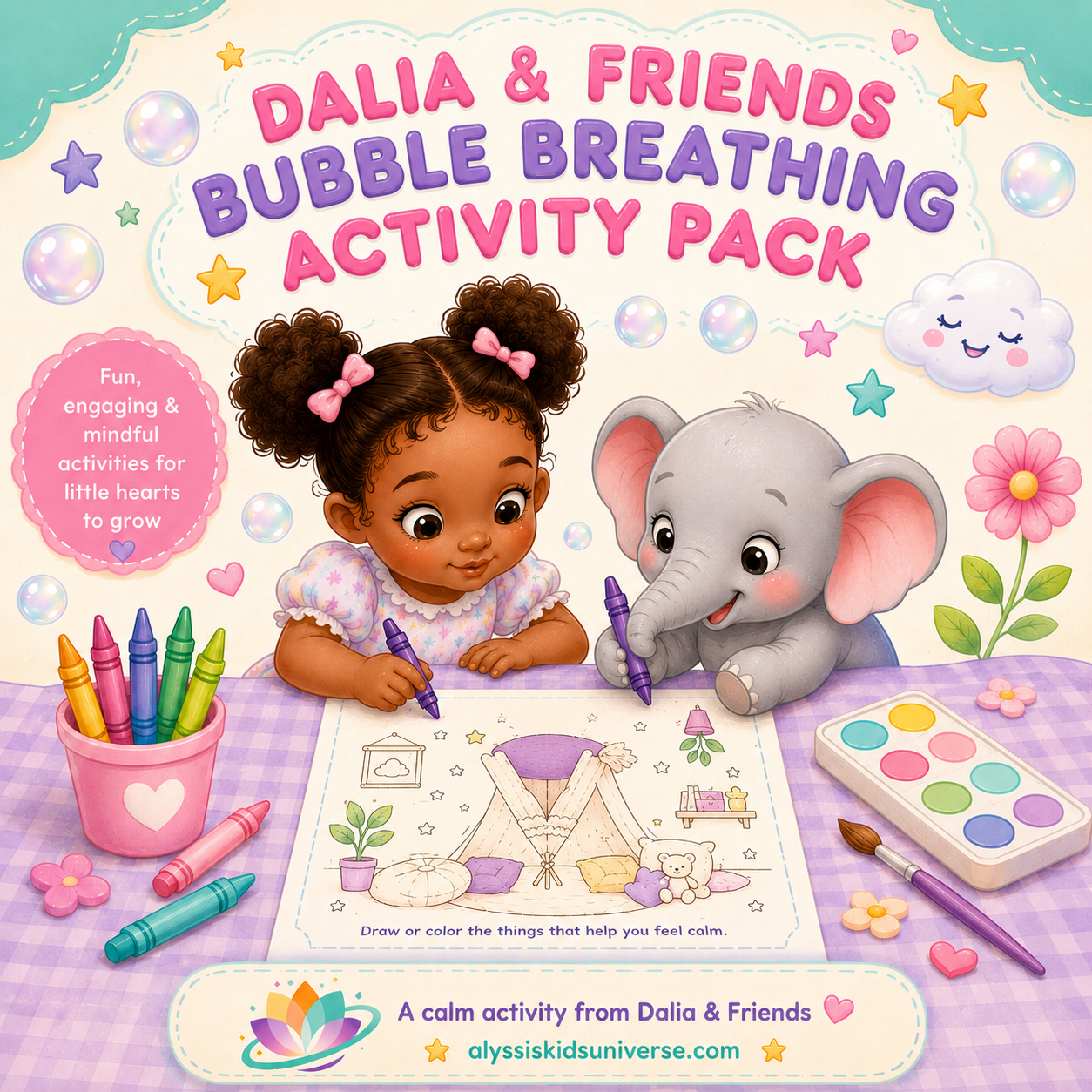 Bubble Breathing Activity Pack — English (Digital)